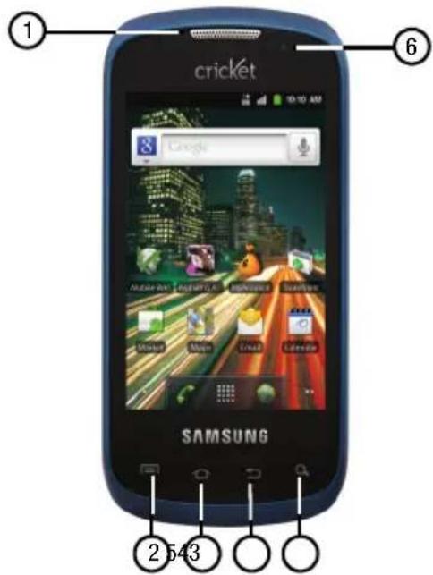 SAMSUNG SCH-R730 - Front View - 1
