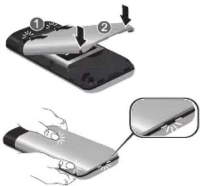 SAMSUNG SGH-S125G - Replacing the Battery - 2