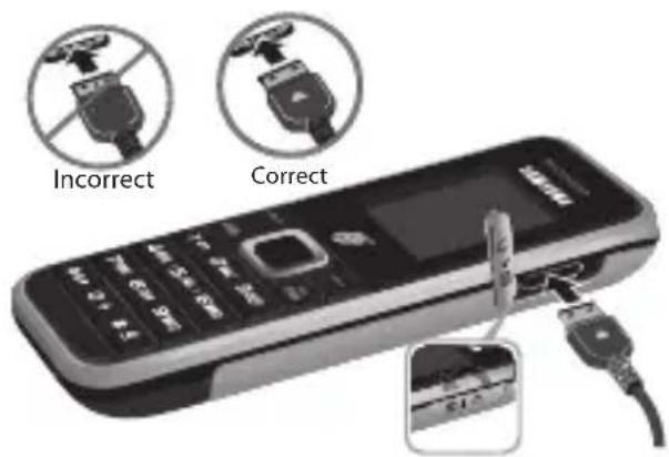 SAMSUNG SGH-S125G - Charging the Battery - 1