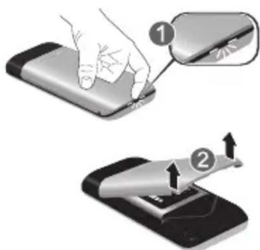SAMSUNG SGH-S125G - Removing the Battery - 1