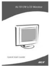 ACER AL1913b - Components and Accessories - 4