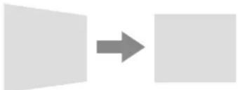 SONY VPL-FHZ131 - If the projected image is trapezoidally-distorted in the lateral plane - 2