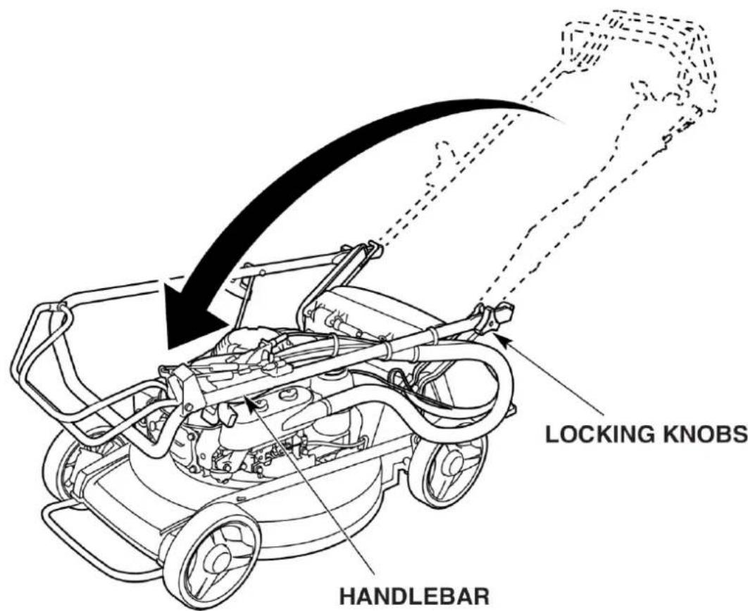 Honda Buffalo Buck HRU19K1 - Handlebar Folding - 1