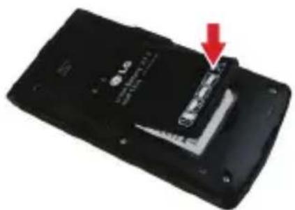 LG Terra - Step 2. Insert the Battery - 1