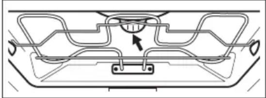 ELECTROLUX BSK898230B - Obere Lampe - 1