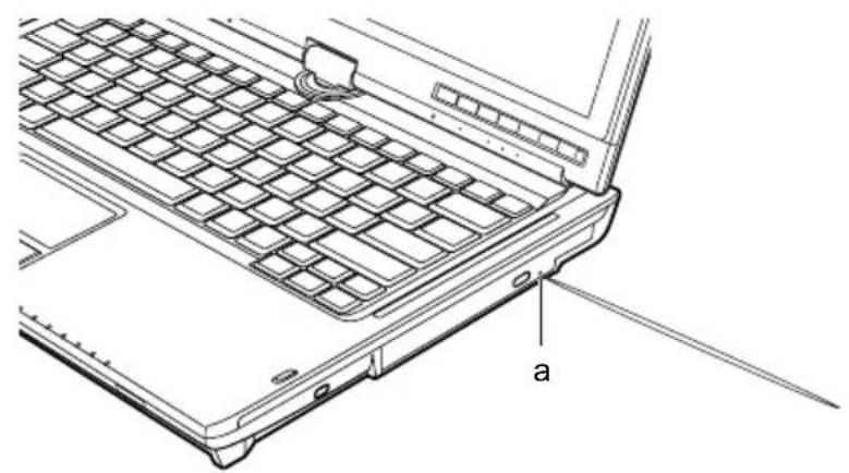 FUJITSU LifeBook T5010 - Manuelle Entnahme (Notentnahme) - 1
