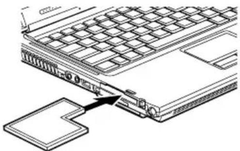 FUJITSU LifeBook T5010 - ExpressCard einsetzen - 3