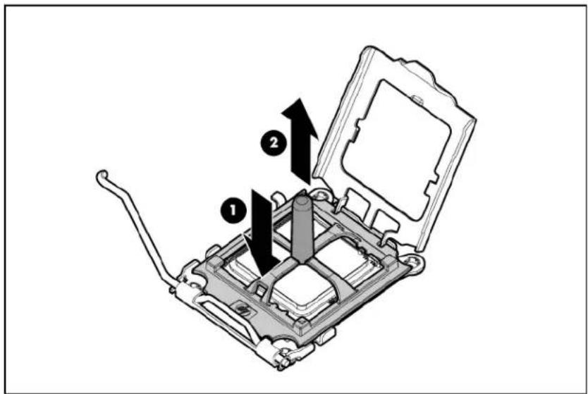 HP ProLiant DL585 G5 - Installing a processor - 10