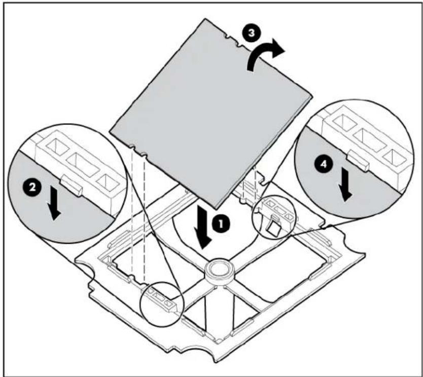 HP ProLiant DL585 G5 - Installing a processor - 7
