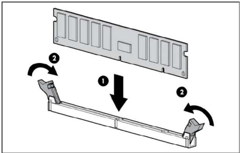 HP ProLiant DL585 G5 - Installing DIMMs - 1