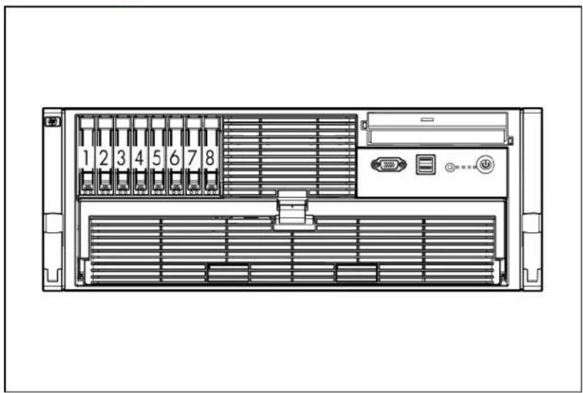 HP ProLiant DL585 G5 - Hard drive guidelines - 1
