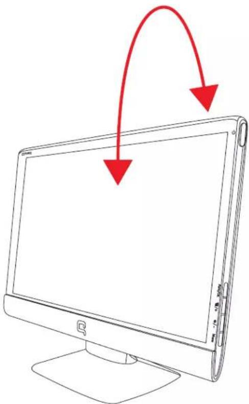 HP Compaq Presario Q2159 - Adjusting the Tilt - 1
