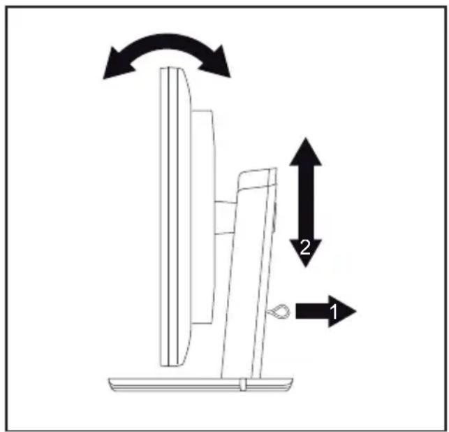 FUJITSU P23T-6 IPS - Höheeinstellen - 2