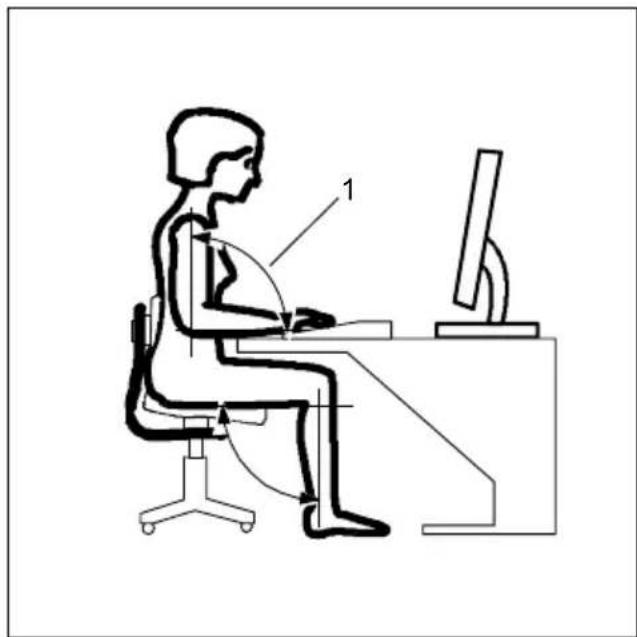 FUJITSU P23T-6 IPS - Einrichteneinesergonomischen Bildschirmarbeitsplatzes - 3