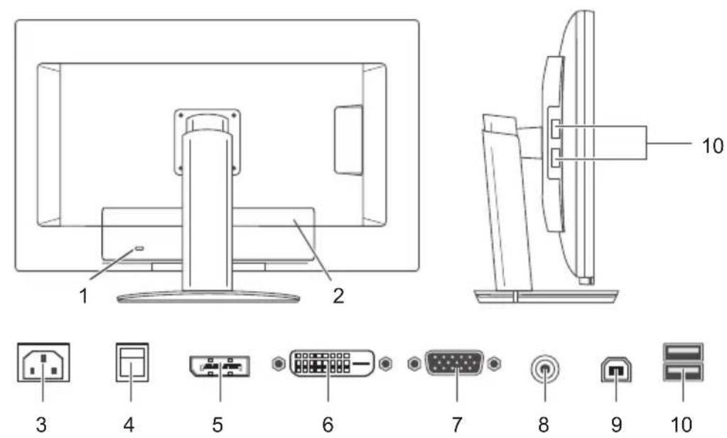 FUJITSU P23T-6 IPS - LeitungenandenBildschirmanschließen - 1