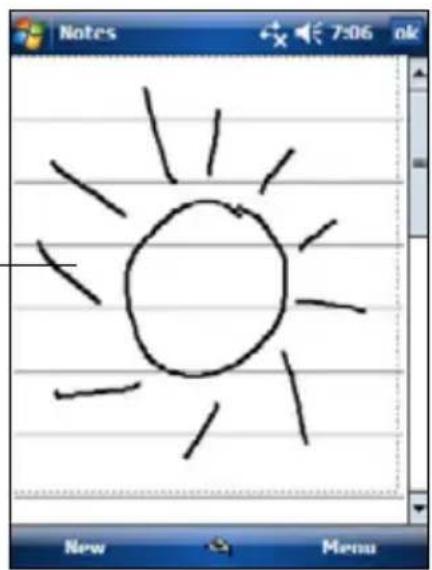 ASUS MyPal A639 - To create a drawing: - 1