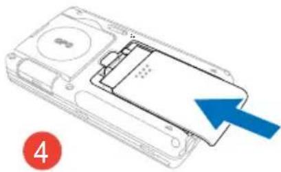 ASUS MyPal A639 - Installing and removing the battery - 4