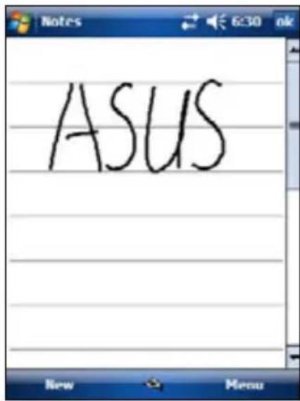 Notes 6:30 ok ASUS New Menu