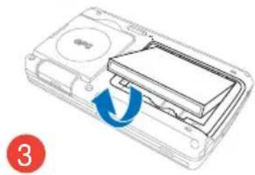 ASUS MyPal A639 - Installing and removing the battery - 3