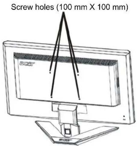 ACER X223H - WALL MOUNTING (OPTIONAL) - 1