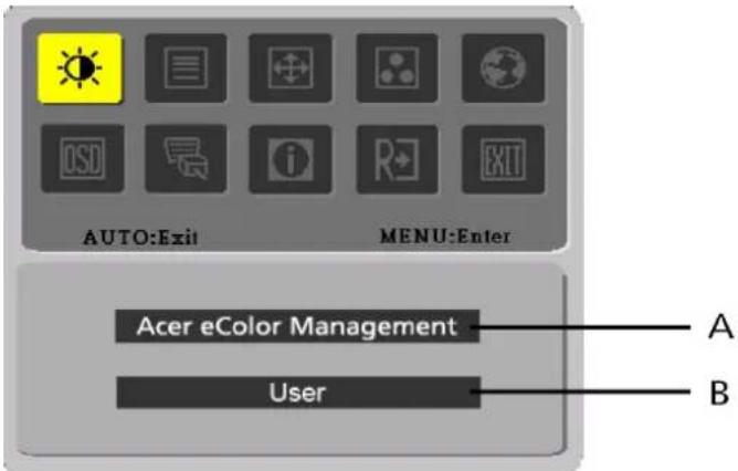 ACER X223H - HOW TO ADJUST A SETTING - 1