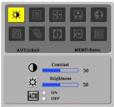 ACER X223H - HOW TO ADJUST A SETTING - 2