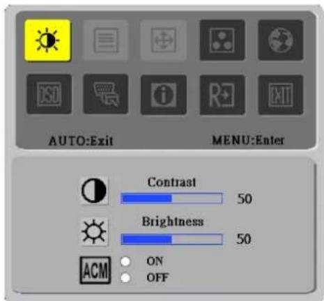 ACER X223H - HOW TO ADJUST A SETTING - 3