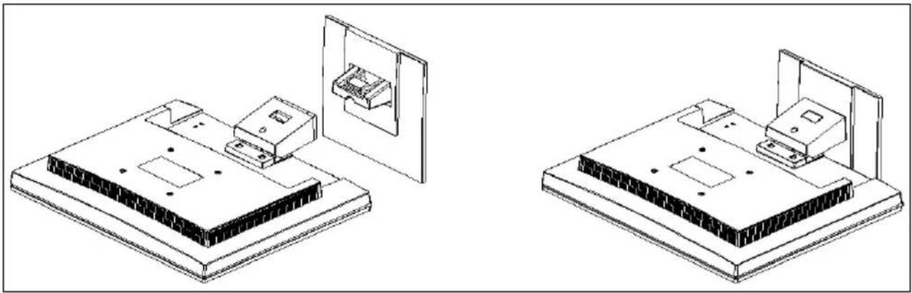 FUJITSU ScenicView A19-3 - Mounting and removing the monitor base - 2