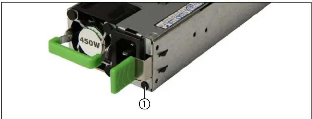 FUJITSU Primergy RX2510 M2 - Anzeige am Hot-Plug-Netzteil - 1