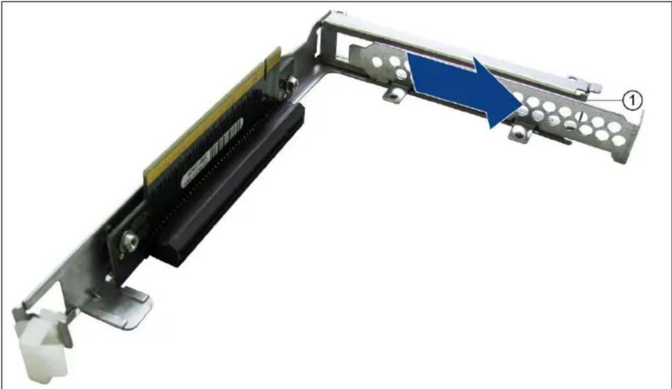 FUJITSU Celsius C740 - Steckplatzabdeckung entfernen - 1