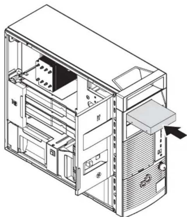 FUJITSU Celsius M770 - ModulhalterungmitLesegeräteinbauen - 1