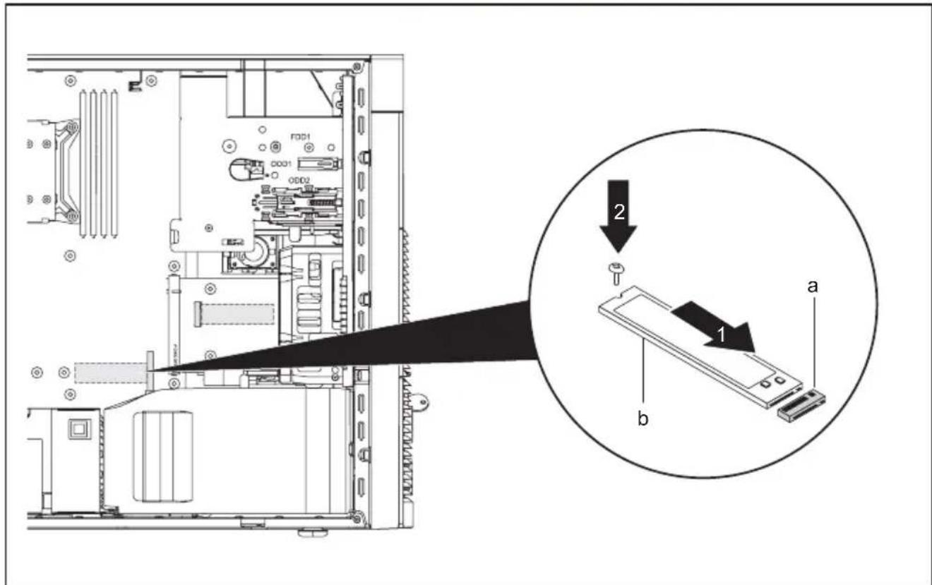 FUJITSU Celsius M770 - M.2-ModulaufdemMainboardeinbauen - 1