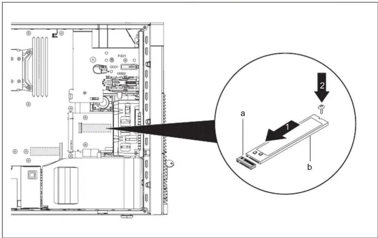 FUJITSU Celsius M770 - M.2-ModulaufdemFrontpanel-Moduleinbauen(optional) - 1