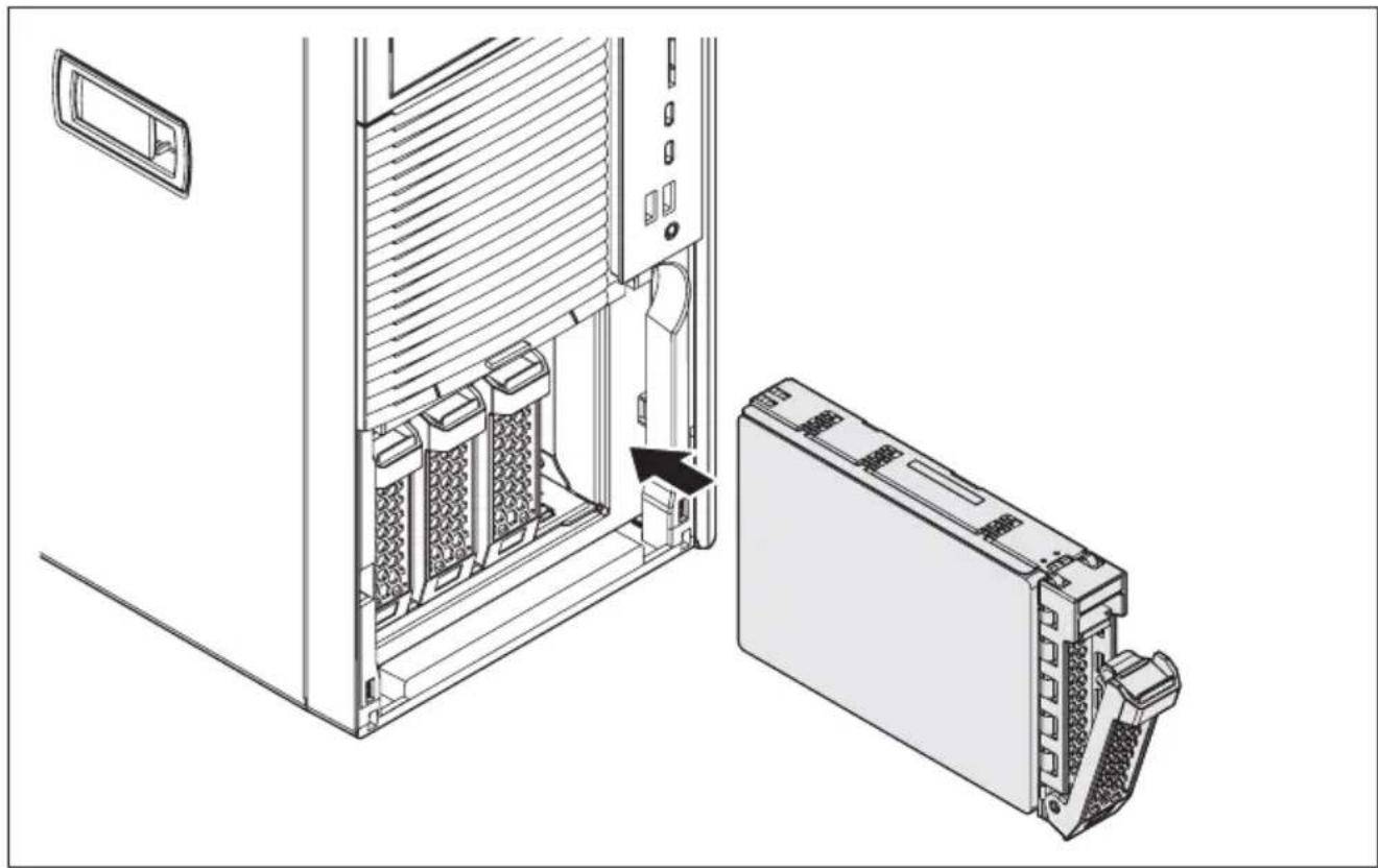 FUJITSU Celsius M770 - Festplattenlaufwerkeinbauen - 3