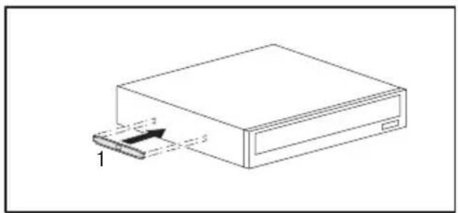 FUJITSU Celsius M770 - Bedienbares5 1/4-Zoll-Laufwerkein-undausbauen BedienbaresLaufwerkeinbau en - 3