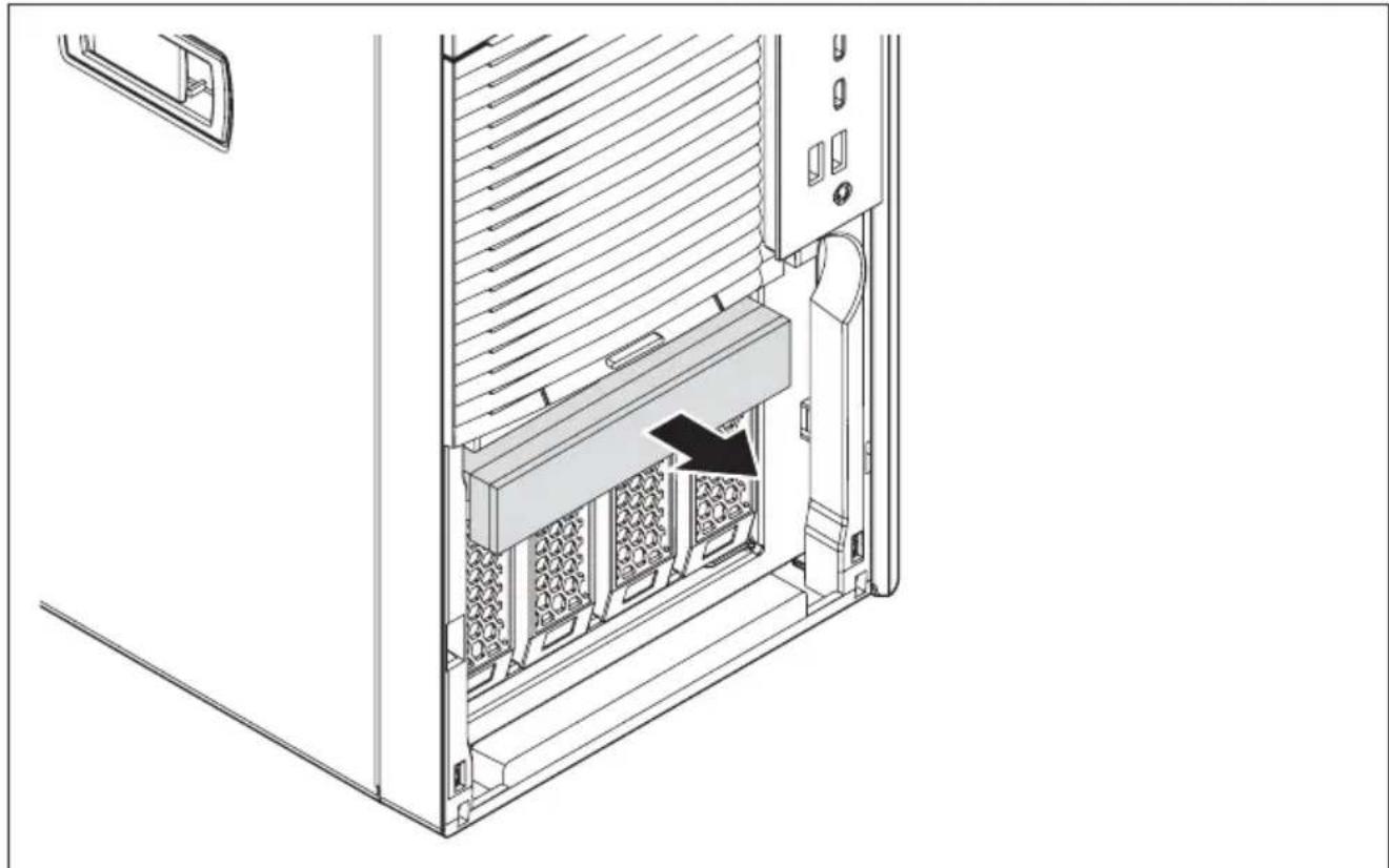 FUJITSU Celsius M770 - Transportsicherungentfernen(konfigurationsabhängig) - 1