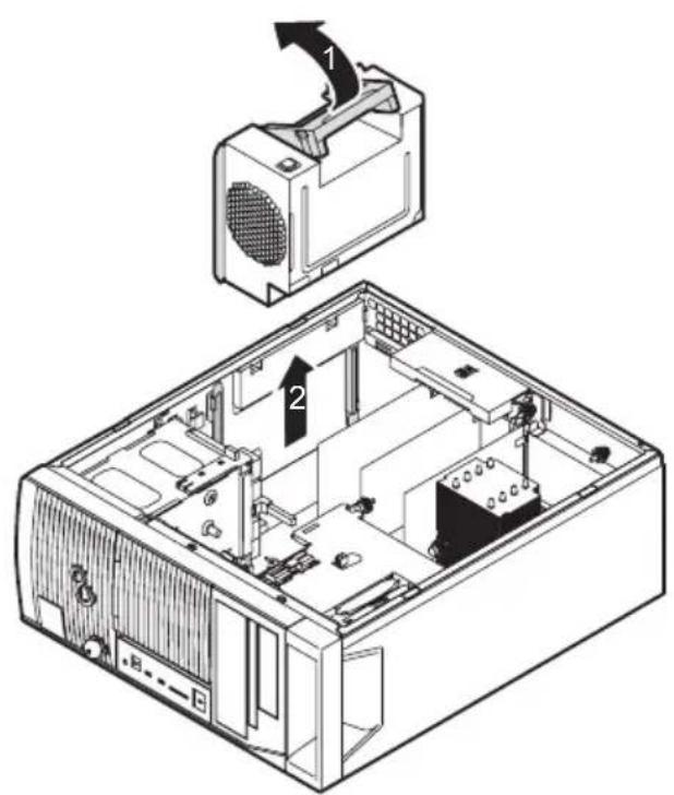 FUJITSU Celsius M770 - Netzteilausbauen - 1