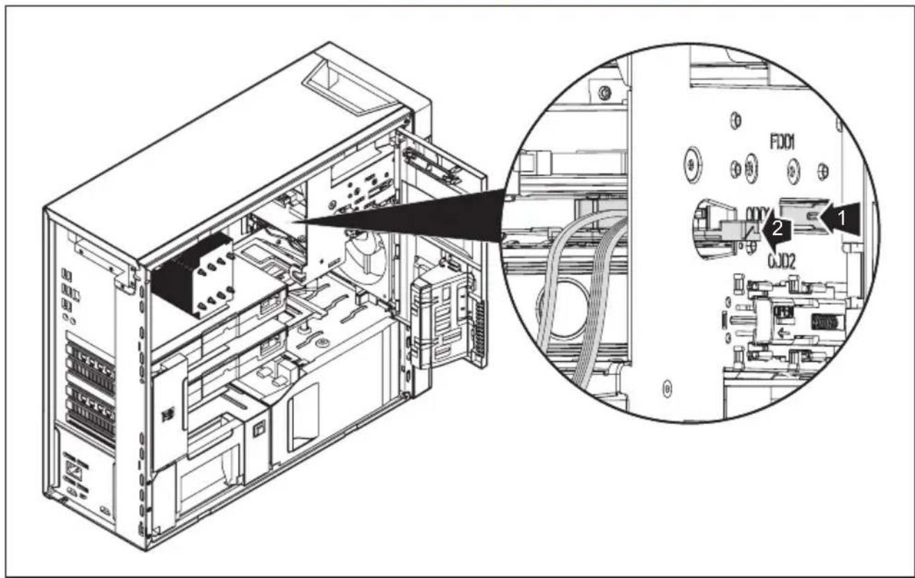 FUJITSU Celsius M770 - BedienbaresLaufwerkausbauen - 1