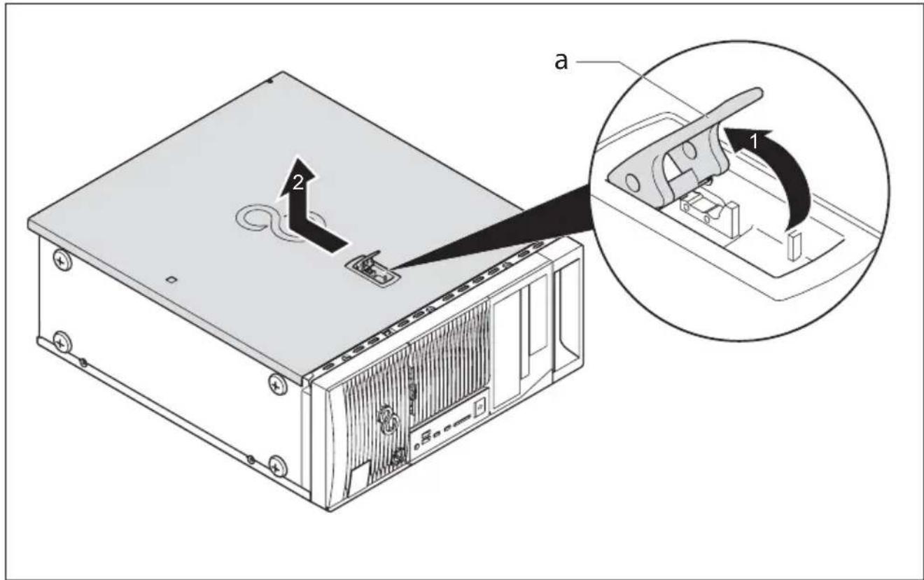 FUJITSU Celsius M770 - Gehäuseöffnen - 2