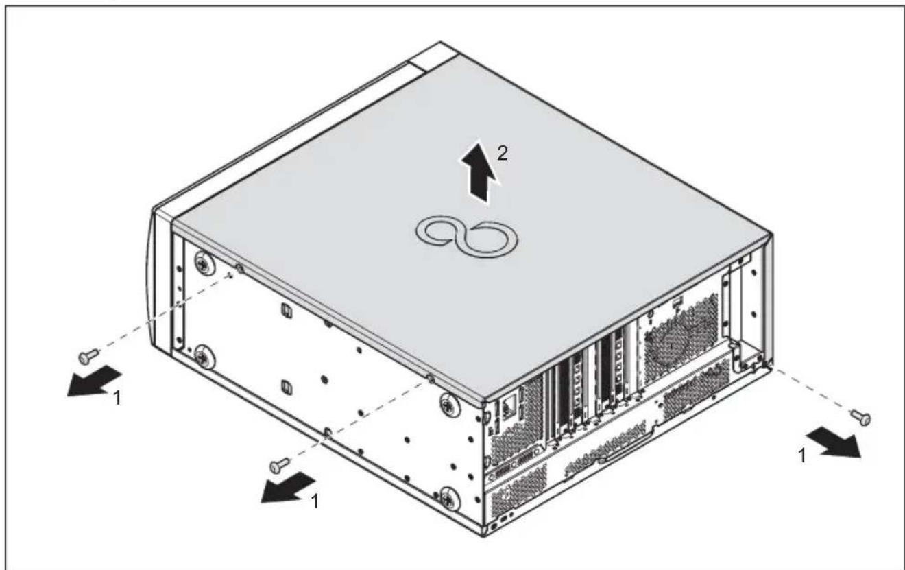 FUJITSU Celsius M770 - Rack-Montagevorbereiten - 2