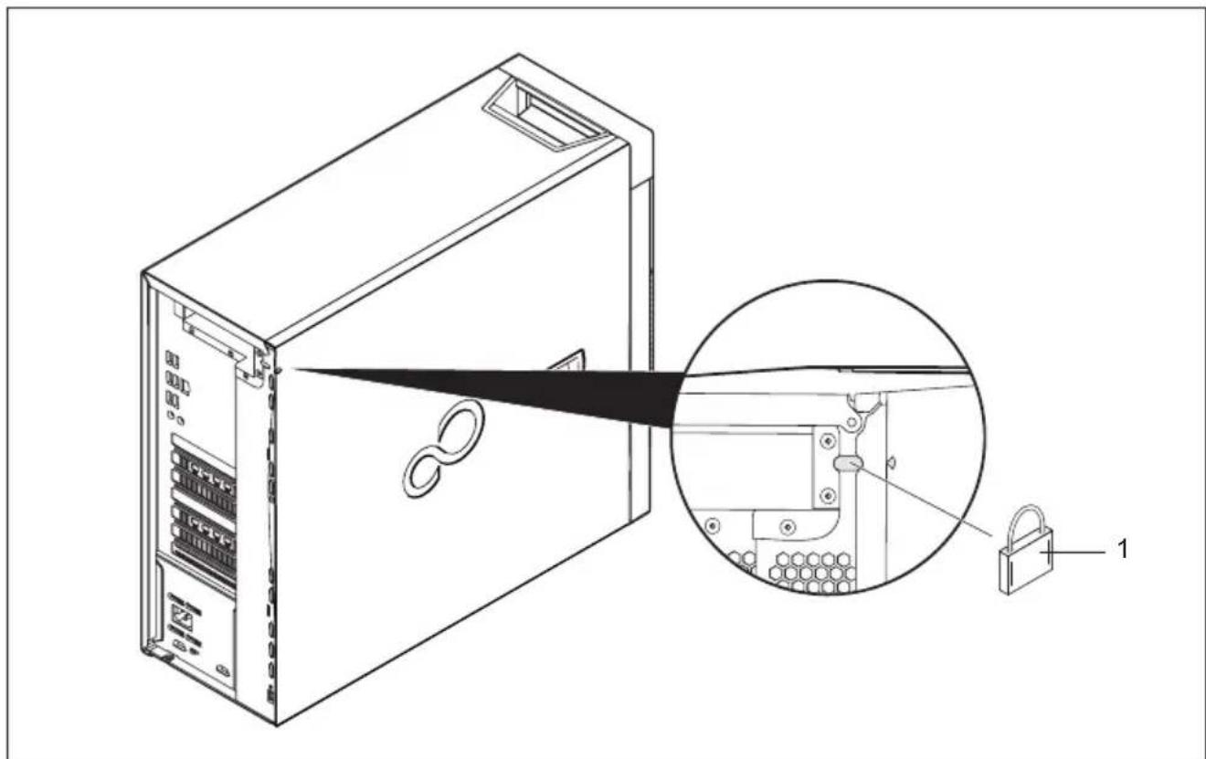 FUJITSU Celsius M770 - DiebstahlschutzundVerplomben - 1