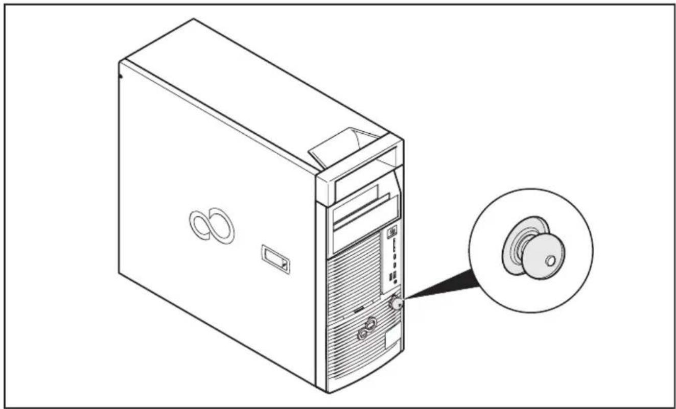 FUJITSU Celsius M770 - Gehäusemechanischverriegeln(optional) - 4
