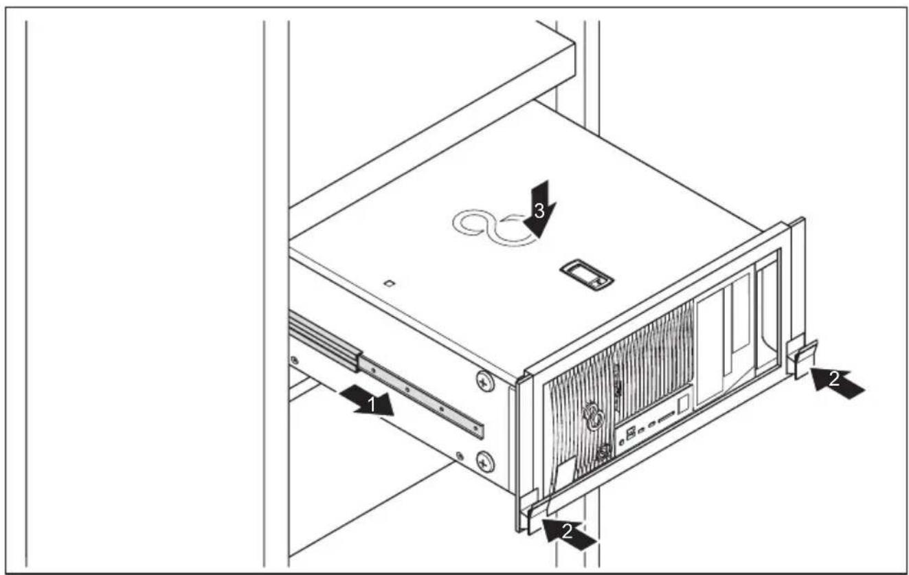 FUJITSU Celsius M770 - Rack-Montagevorbereiten - 6