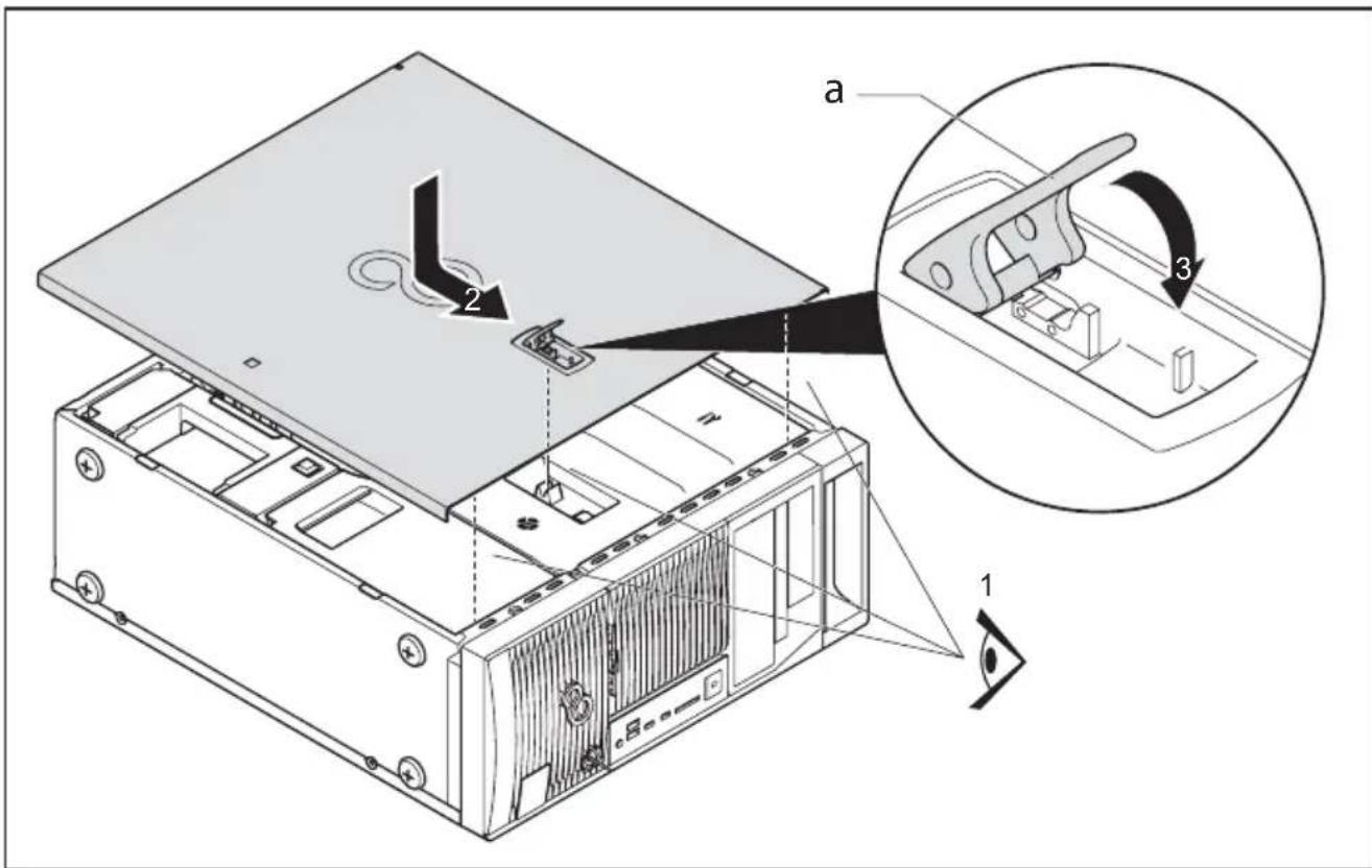 FUJITSU Celsius M770 - Gehäuseschließen - 1