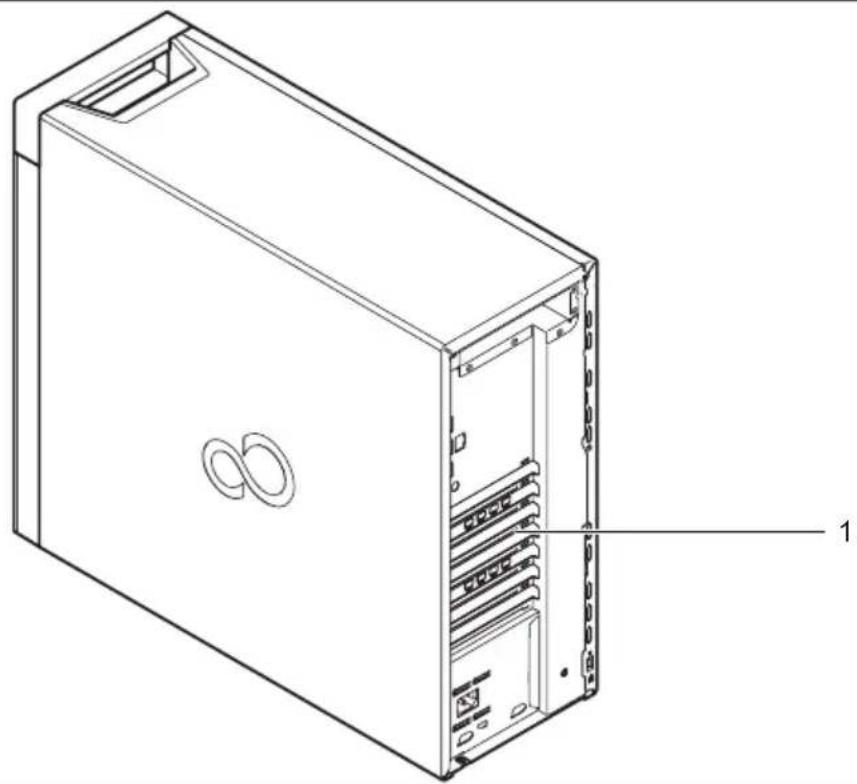 FUJITSU Celsius M770 - Bildschirmanschließen - 2