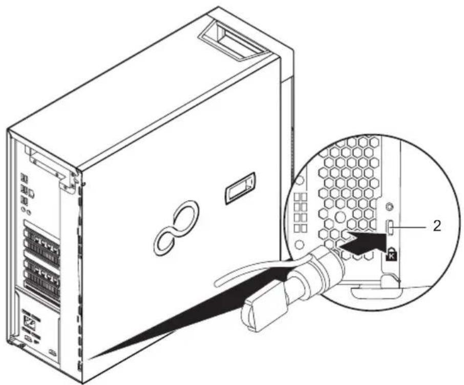 FUJITSU Celsius M770 - DiebstahlschutzundVerplomben - 2