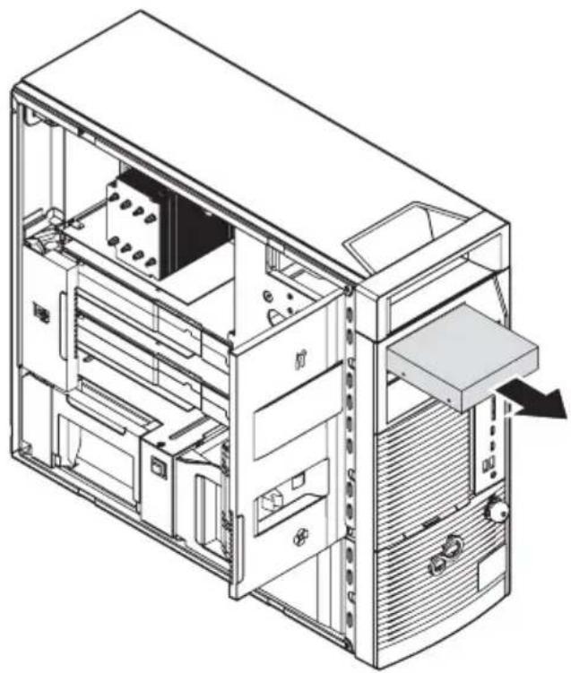FUJITSU Celsius M770 - Modulhalterungau sbauen - 2