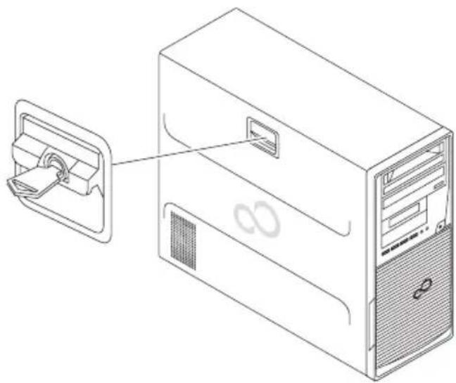 FUJITSU Celsius R940 - Gehäusemechanischverriegeln(optional) - 4