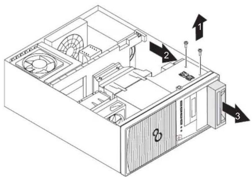 FUJITSU Celsius R940 - BedienbaresLaufwerkeinbauen - 1