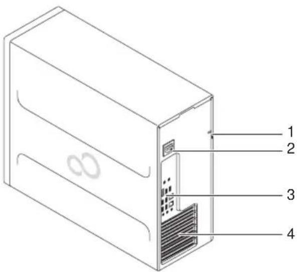 FUJITSU Celsius R940 - Rückseite - 1